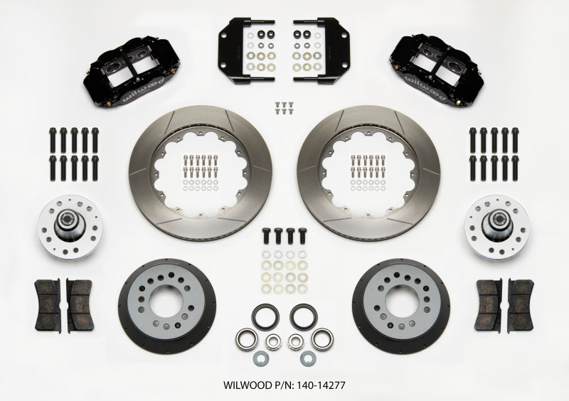 Wilwood Superlite 6R Forged Front Big Brake Kit 14.00in Rotor - Magnum Force Drop Spindle
