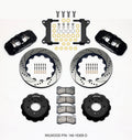 Wilwood AERO6 Front Big Brake Kit 14.00 Inch Drilled Rotors - 1963-1987 Chevrolet C10 with Pro Spindles