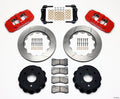 Wilwood AERO4 Rear Truck Big Brake Kit Red 14.25in 140-9838-R - 1999-2010 GM 1500 Trucks and SUVs