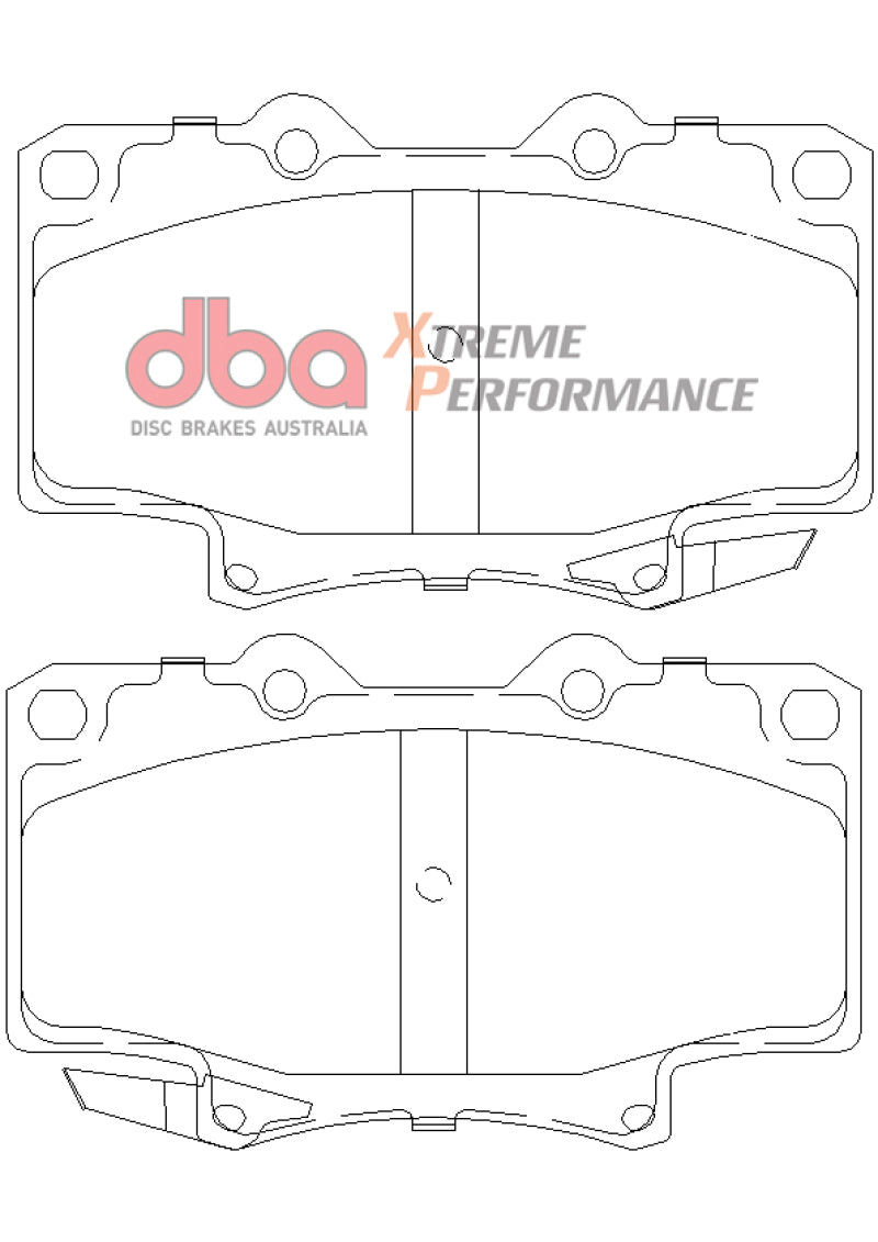 DBA XP650 Xtreme Performance Front Brake Pad Set DB1199XP - 1991-1996 Toyota Land Cruiser