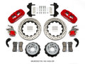 Wilwood AERO4-MC4 Rear Brake Kit 14in Drilled Red - Currie Pro-Tour Floater