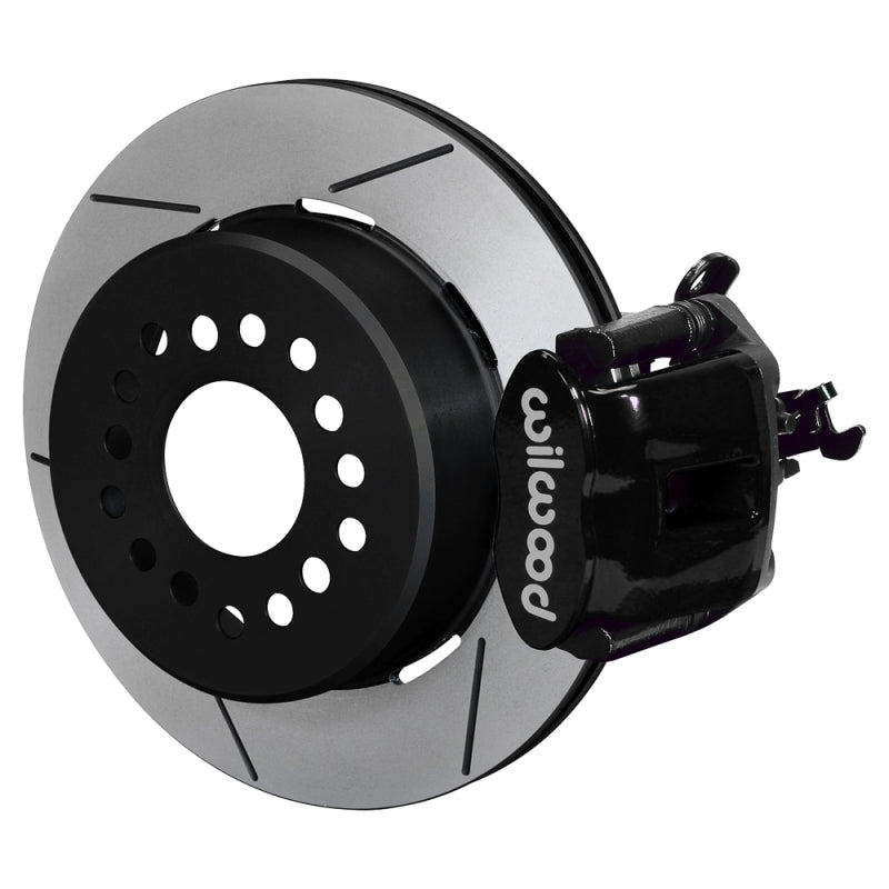 Wilwood Combination Parking Brake Rear Kit 140-12049 - 12.19x0.81in One-Piece Rotors, FFR 8.8 Axle, With Lines
