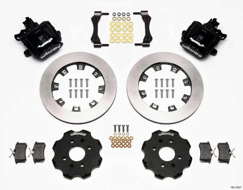 Wilwood Combination Parking Brake Rear Kit 140-10207 - 12.19in Rotor - Honda Civic / Integra, 2.39in Hub Offset