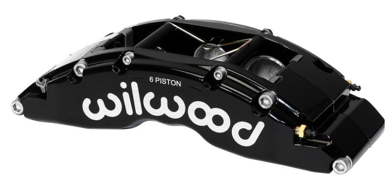 Wilwood TC6R Radial Mount 6-Piston Rear Caliper 120-14317-RS - Right Side, Black, 1.38in Rotor