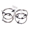 Russell Performance Stainless Steel Braided Brake Line Kit 684550 - 1988-1991 Honda Civic EX and Si, and CRX Si