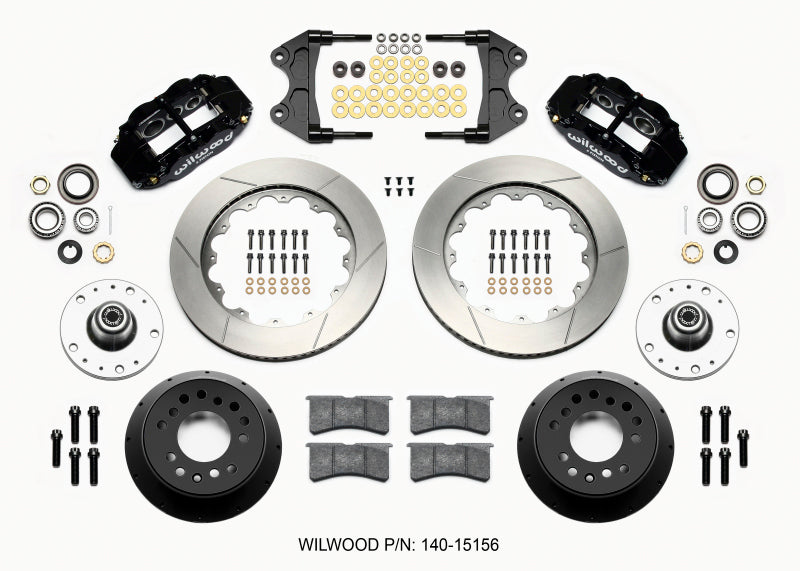 Wilwood Superlite 6R Forged Front Big Brake Kit 14.00in SRP Rotor - WWE Pro Spindle