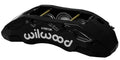 Wilwood TX6R Radial-Mount Caliper Left-Hand Black 120-13818-BK - 1.75/1.62/1.62 in Pistons, 1.38 in Disc