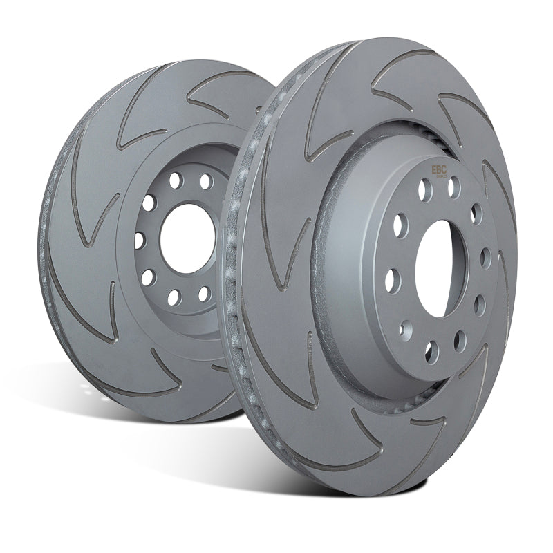 EBC BSD Series V-Slot Front Brake Rotors (Pair) - 2003-2004 Subaru Impreza WRX STi 2.0L Turbo