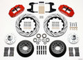 Wilwood Superlite 6R Forged Front Big Brake Kit 14.00in Drilled Red - 1974-1980 Ford Mustang Disc Spindle