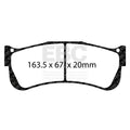 EBC Racing SR-11 Sintered Race Brake Pads DP8079.20SR11 - Brembo 07.7293 6-Piston