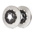 GiroDisc A2-302 Slotted Rear Rotors, Iron Conversion - Lamborghini Huracan STO