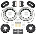 Wilwood 140-18247-D Superlite 6R Front Big Brake Kit 14in Drilled and Slotted Rotors Black - Nissan 240SX, Skyline, 300ZX