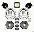 Wilwood 140-10310-D Combination Parking Brake Rear Kit 12.88in Drilled 2-Piece Rotors with BP-10 Pads - Honda S2000
