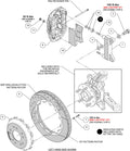 Wilwood 140-18302 XRS6R Front Big Brake Kit - 14in Slotted Rotor, Aluminum Pro Spindle, Red - Chevrolet C10