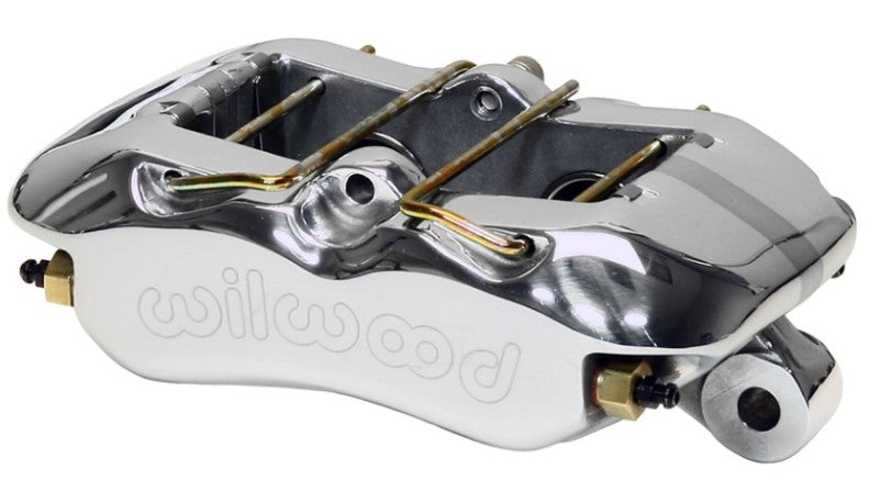 Wilwood 120-16190-P Forged Dynapro 4 Caliper Universal 5.25in Mount 1.38in Pistons .81in Rotor - Polished