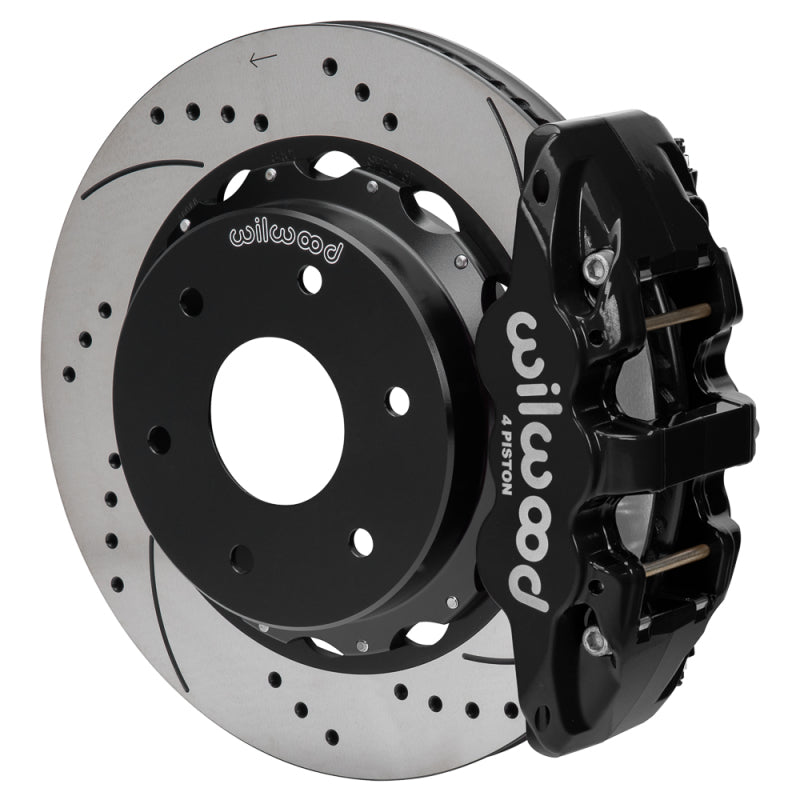 Wilwood Aero4 Rear Big Brake Kit 14.00in SRP Rotor 6-Lug - Big Ford New Style 2.50in Offset (140-18150-D)