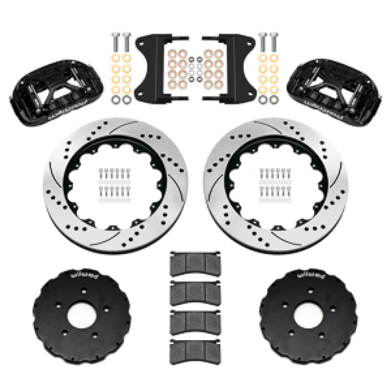 Wilwood Forged XRS6R Front Big Brake Kit 14.00in SRP Rotor Black - 2014-2019 Corvette C7 (140-18534-D)