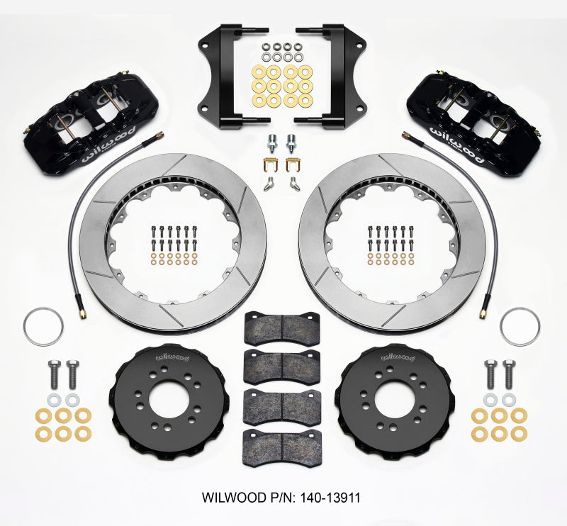 Wilwood AERO6 Front Hat Kit 15.00in with Lines - Chevrolet Corvette C7 2014-up (140-13911)