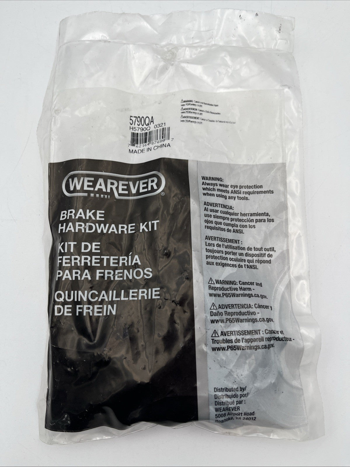 CarQuest Brake Hardware Kit OEM 5790QA