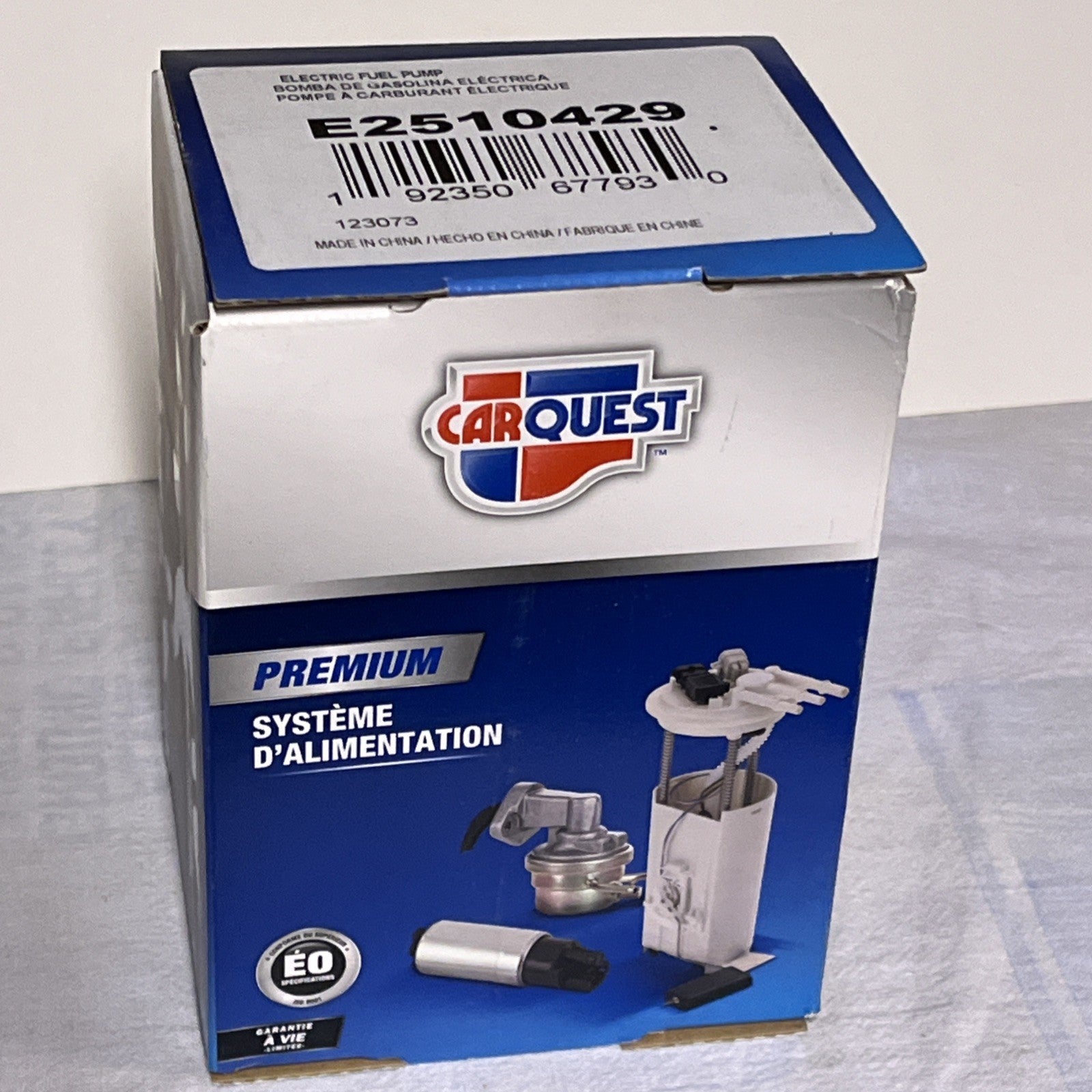 CarQuest Fuel Pump OEM E2510429