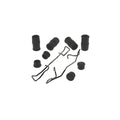 CarQuest Brake Hardware Kit OEM H5833