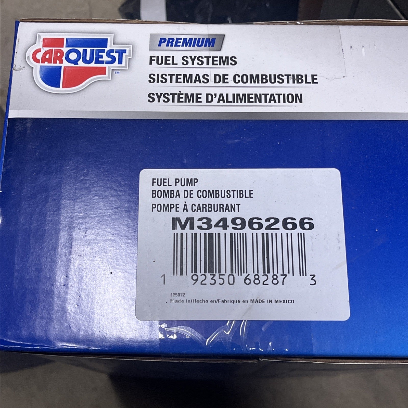 CarQuest Fuel Pump OEM M3496266