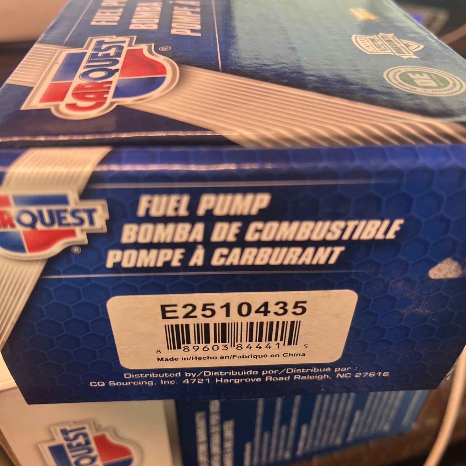 CarQuest Fuel Pump OEM E2510435