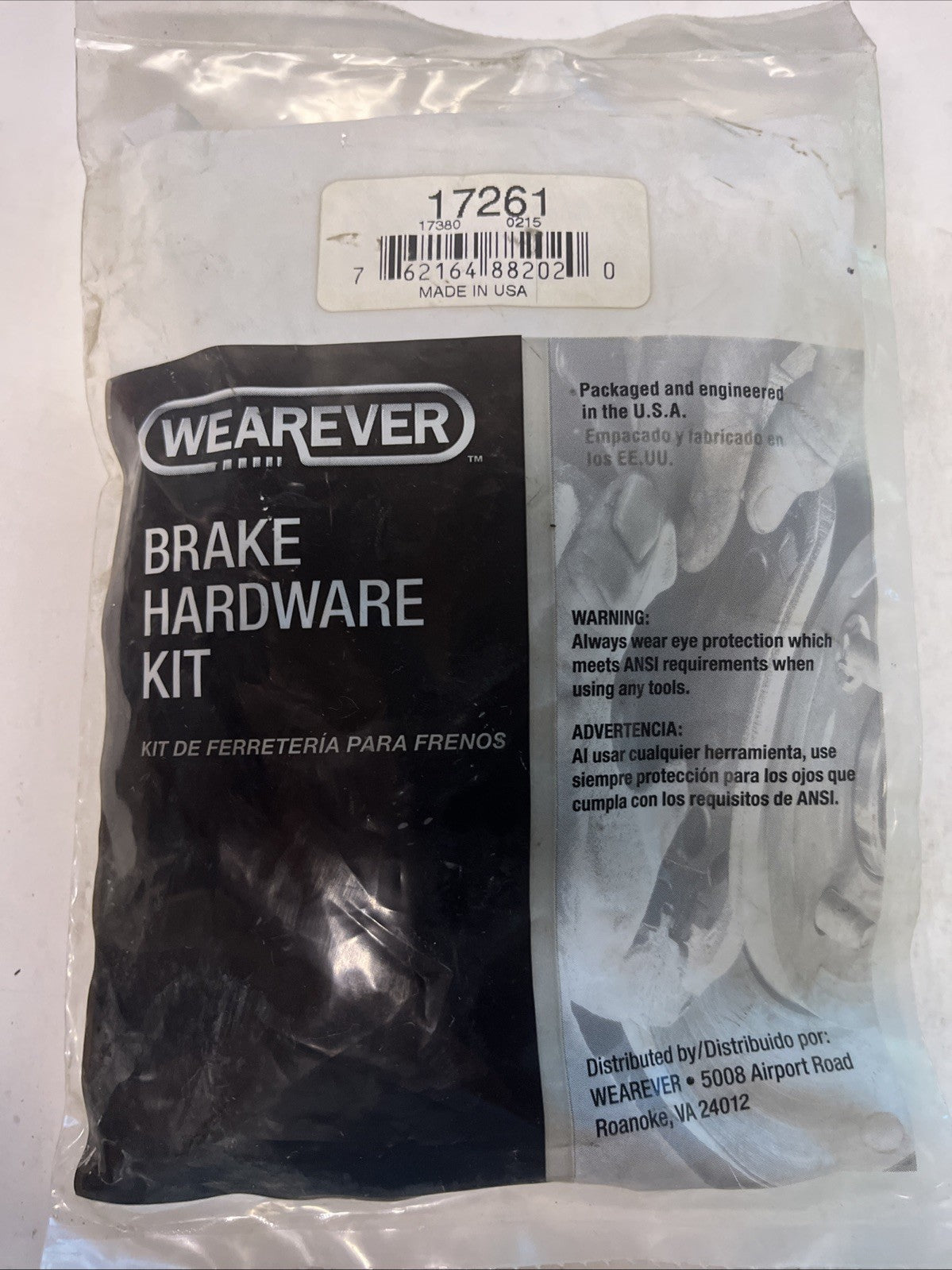 CarQuest Brake Hardware Kit OEM 17261