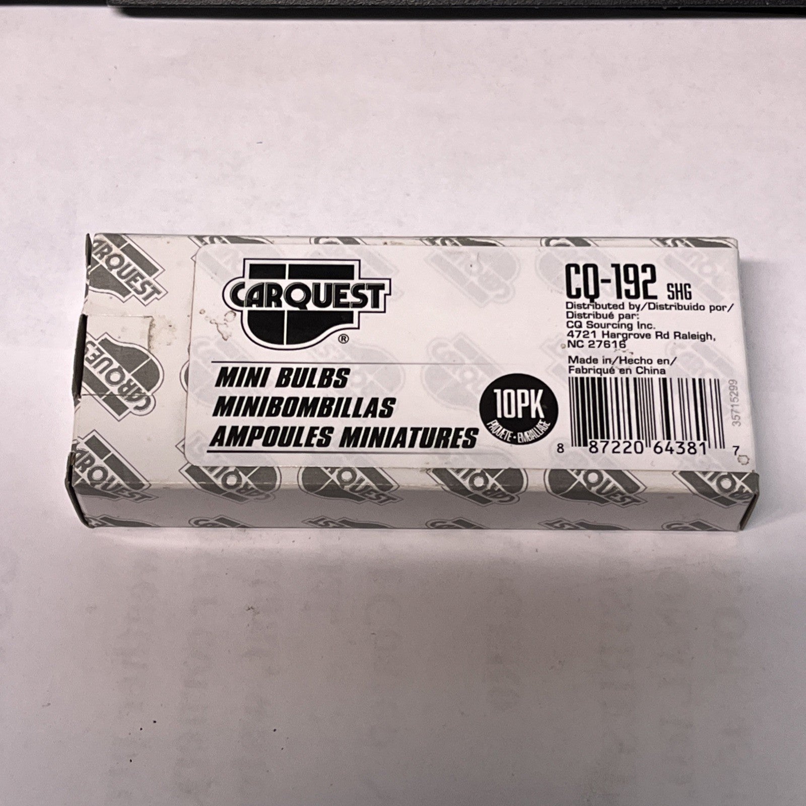 CarQuest Mini Bulb 10-Pack OEM CQ-192