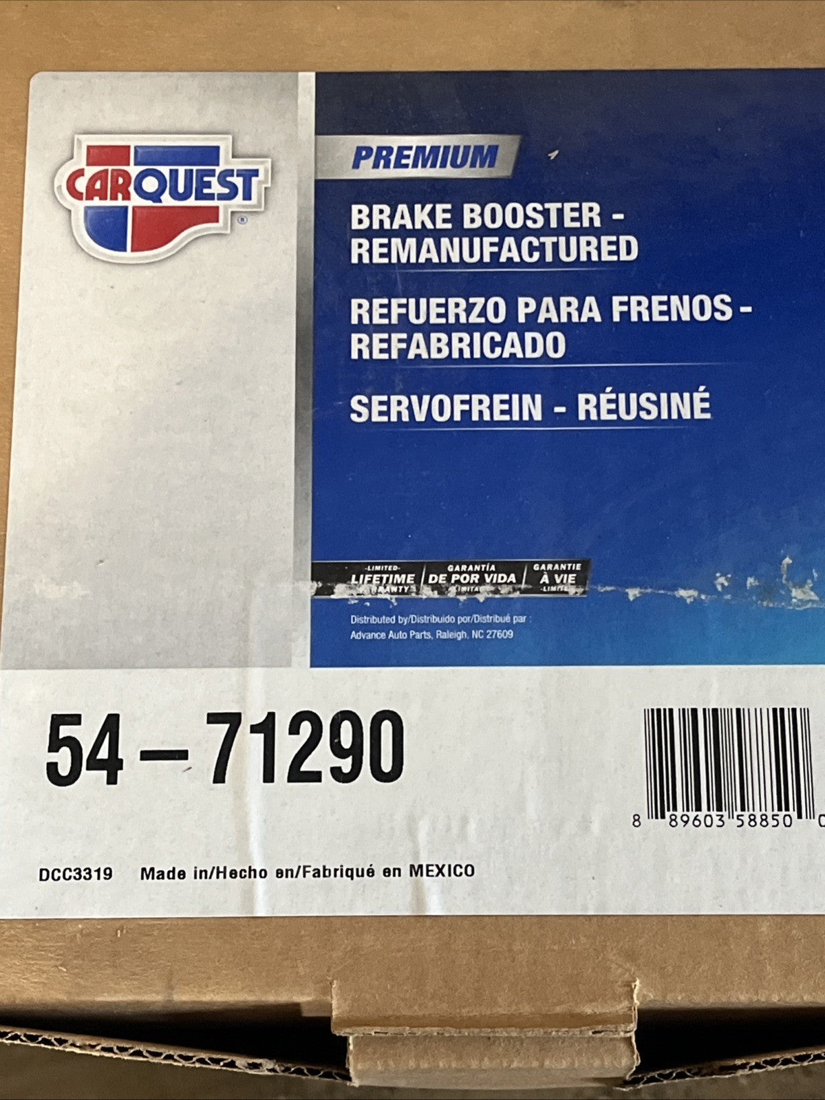 Cavalier Brake Booster OEM 54-71290