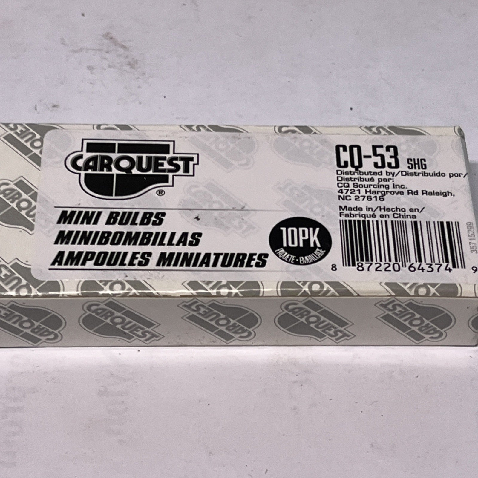 CarQuest Mini Bulb 10-Pack OEM CQ-53