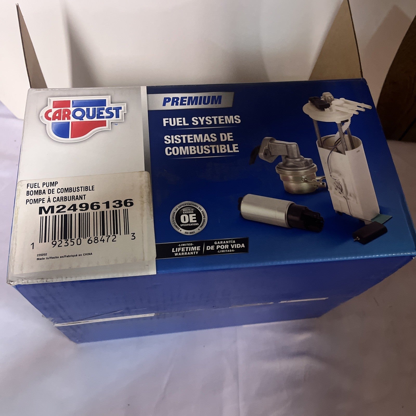 CarQuest Fuel Pump OEM M2496136