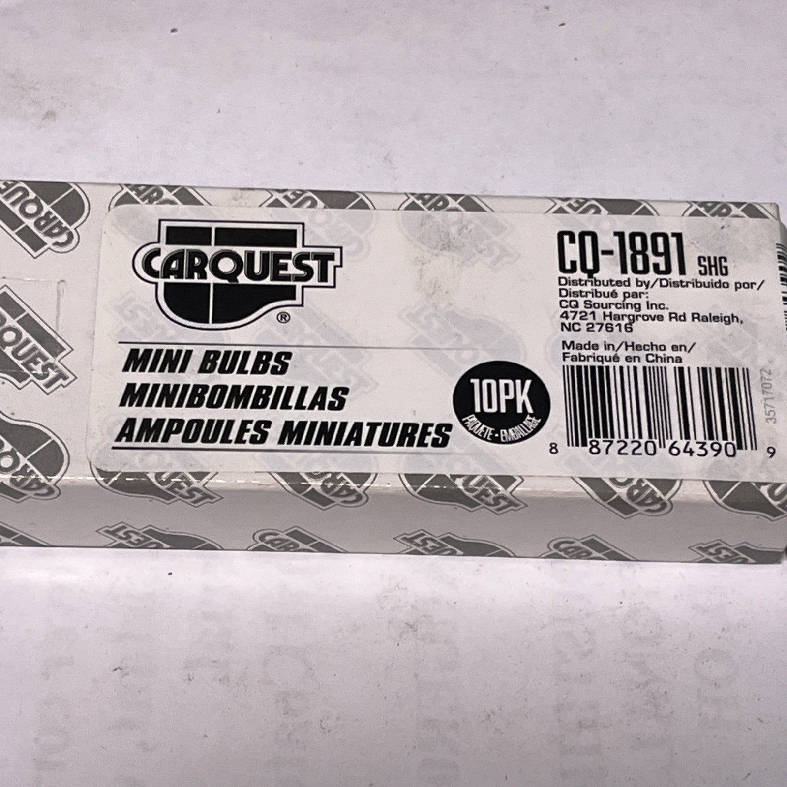 CarQuest Mini Bulb 10-Pack OEM CQ-1891