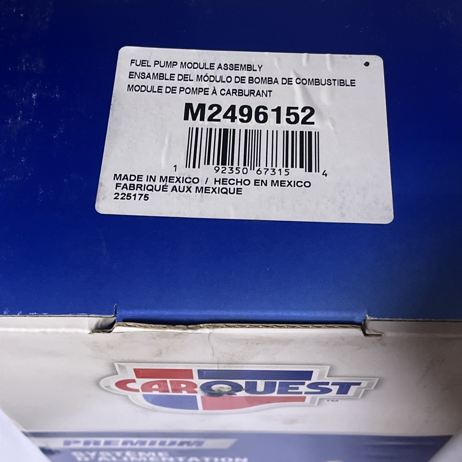 Int Fuel Pump OEM M2496152