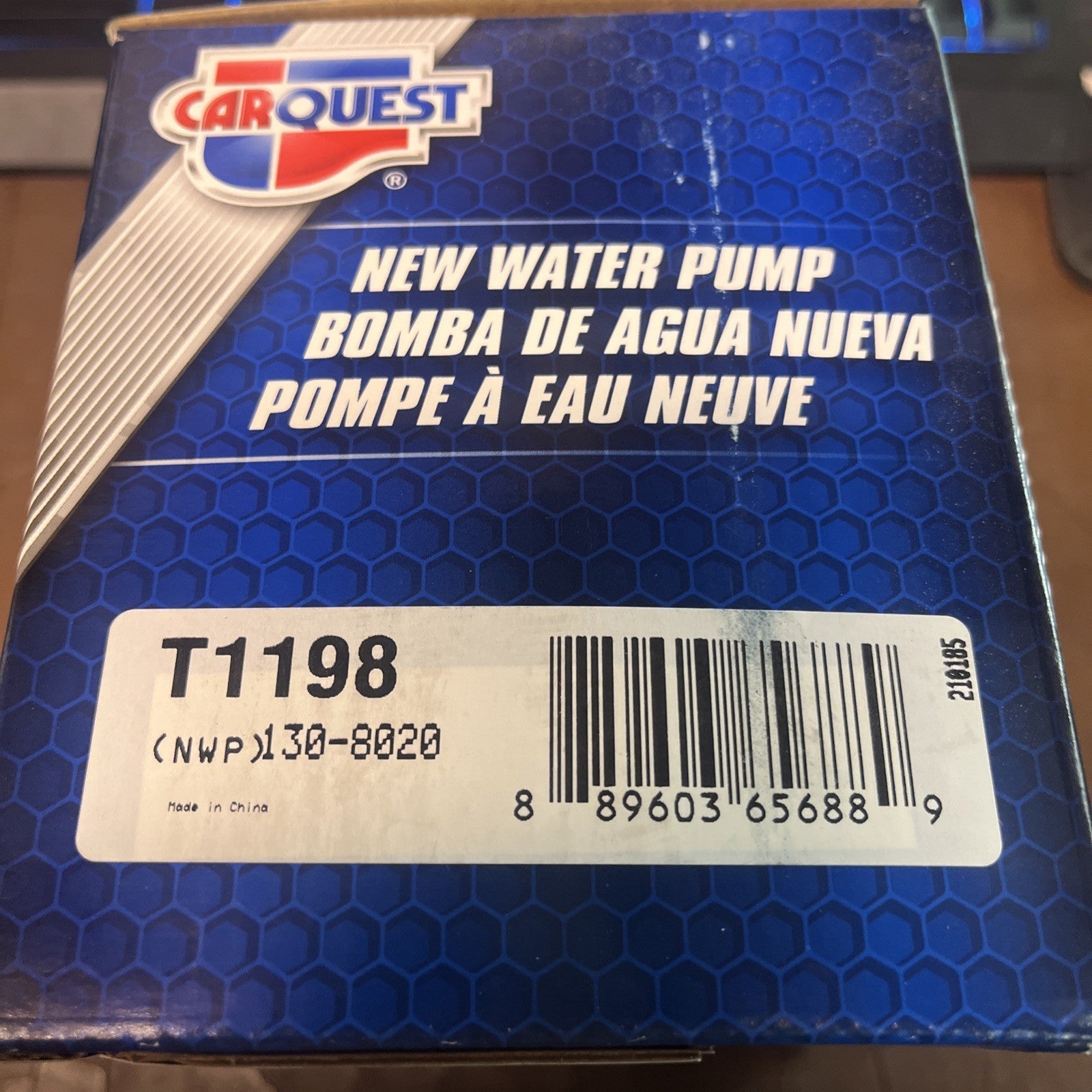 Malibu Water Pump OEM T1198