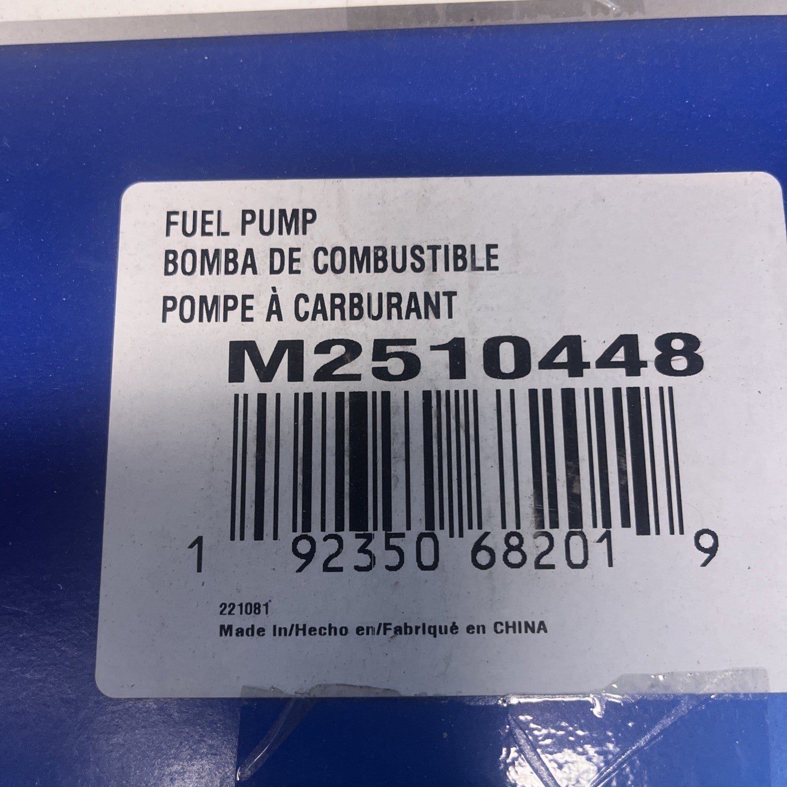 CarQuest Fuel Pump OEM M2510448