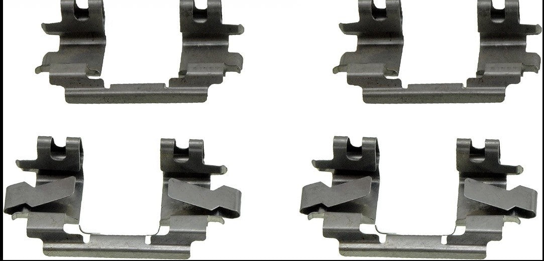 CarQuest WearEver 13317A front disc brake hardware kit with abutment clips - photo 1